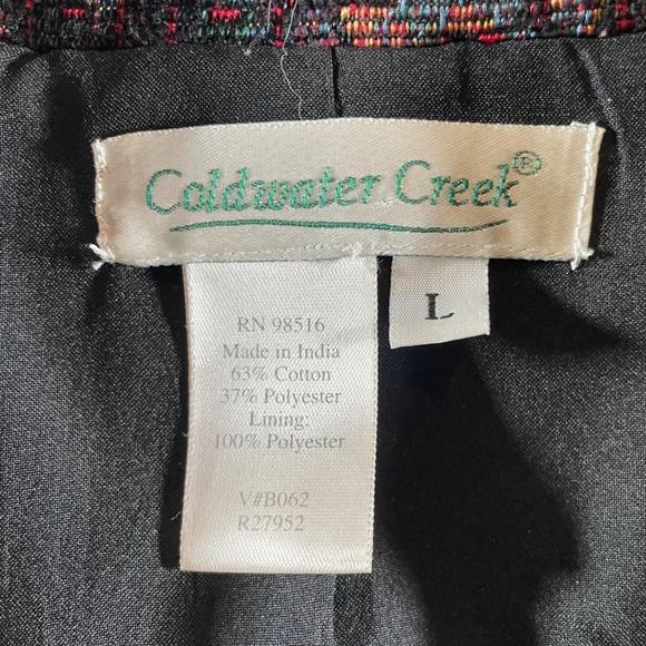 Coldwater Creek Womens Tapestry  Jacket L‎ Multi Color Paisley Dark Academia - Picture 7 of 7
